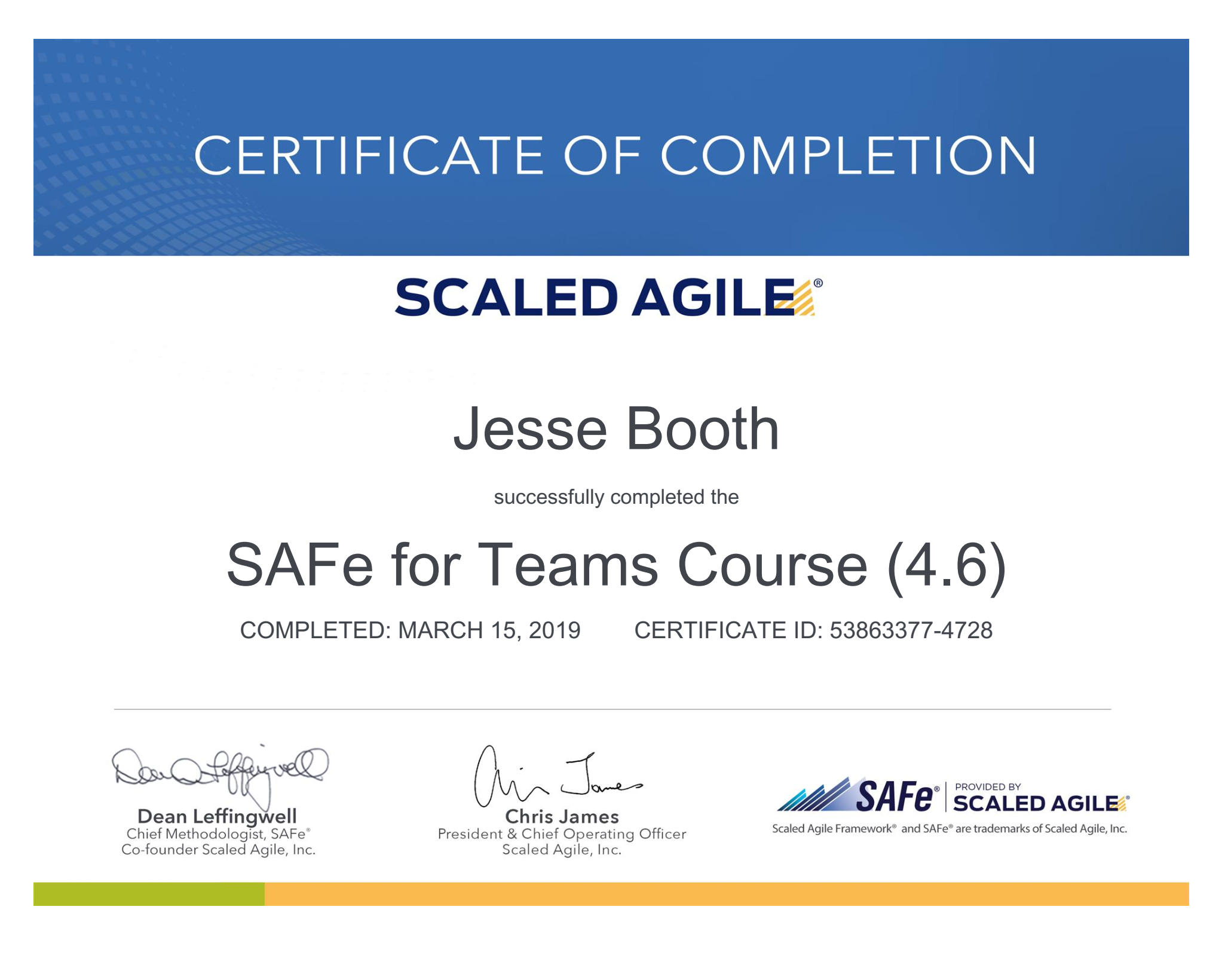 SAFe Certification